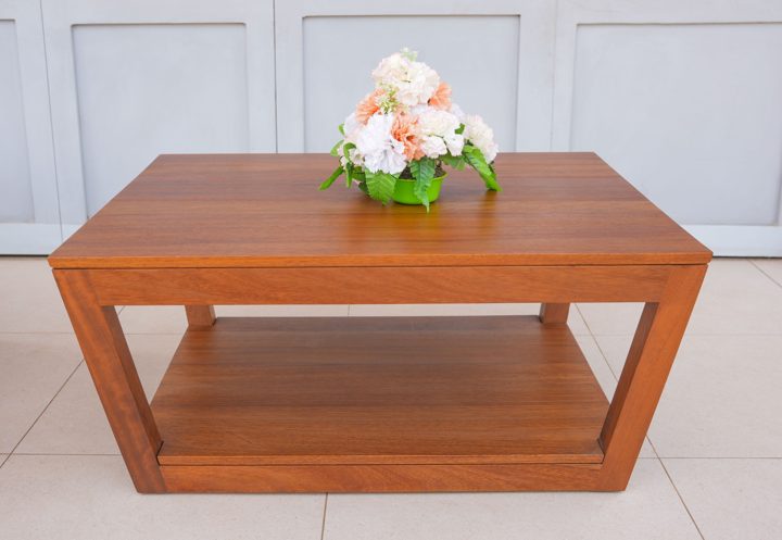 Angled-Leg Coffee Table