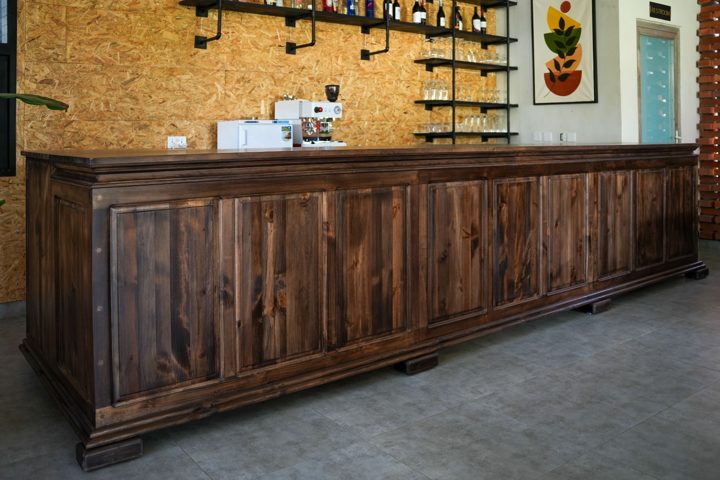 Paneled Bar Counter
