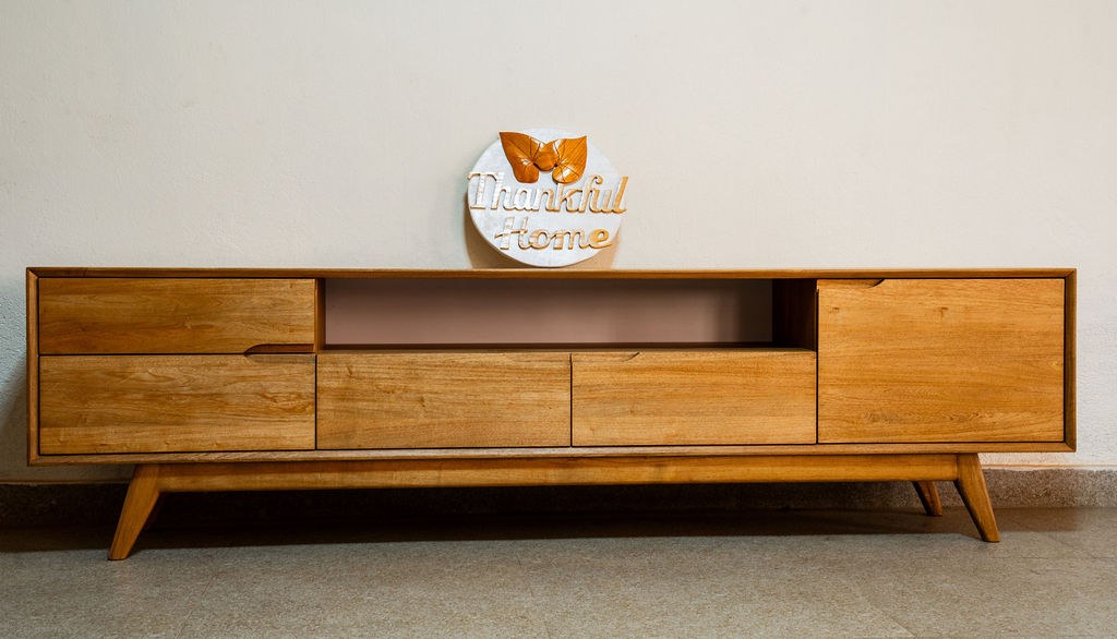 Solid Wood TV Console thumbnail 6
