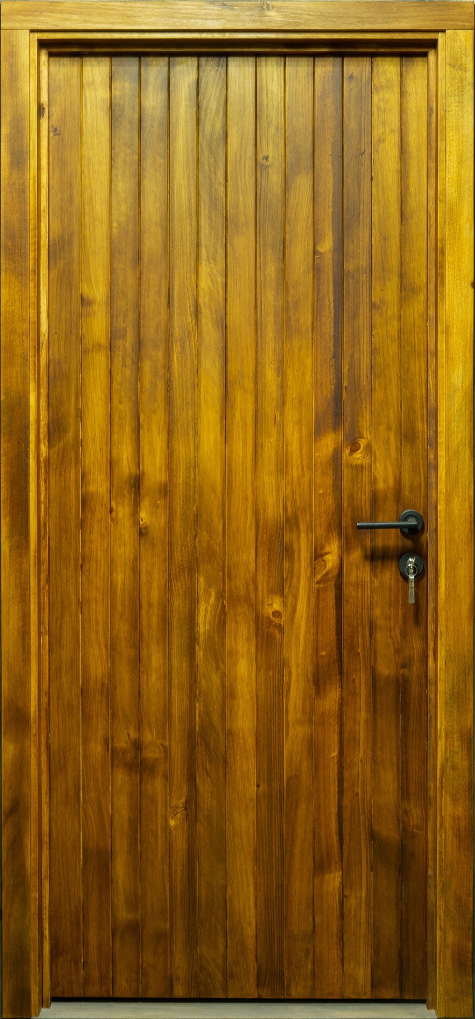 Vertical-Panel Wooden Door