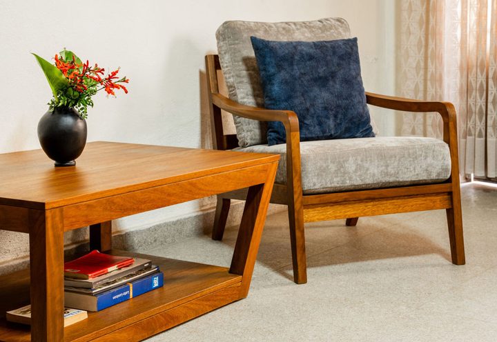 Wooden Lounge Armchair