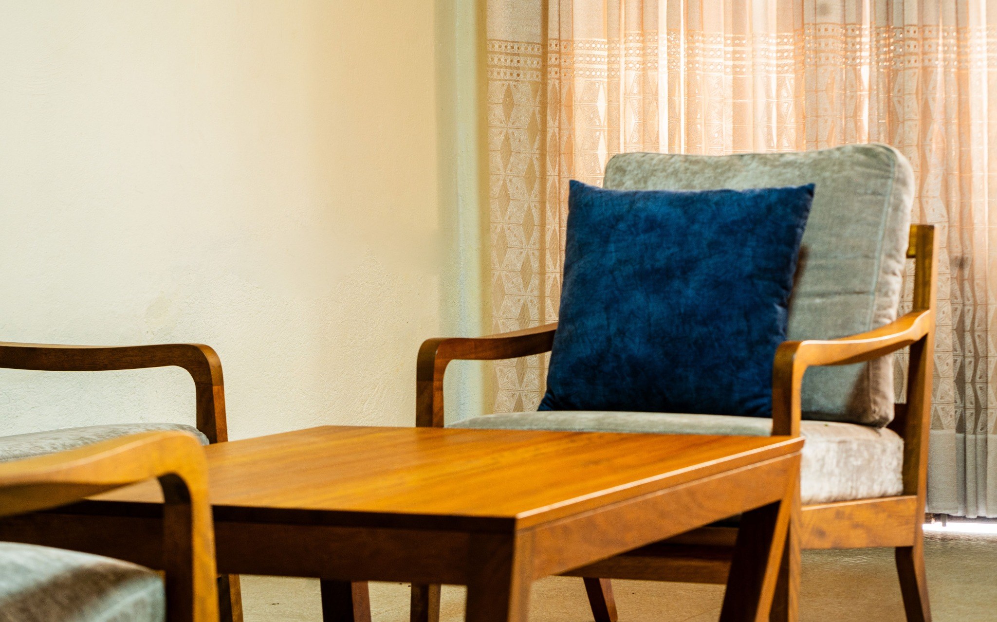 Wooden Lounge Armchair thumbnail 2